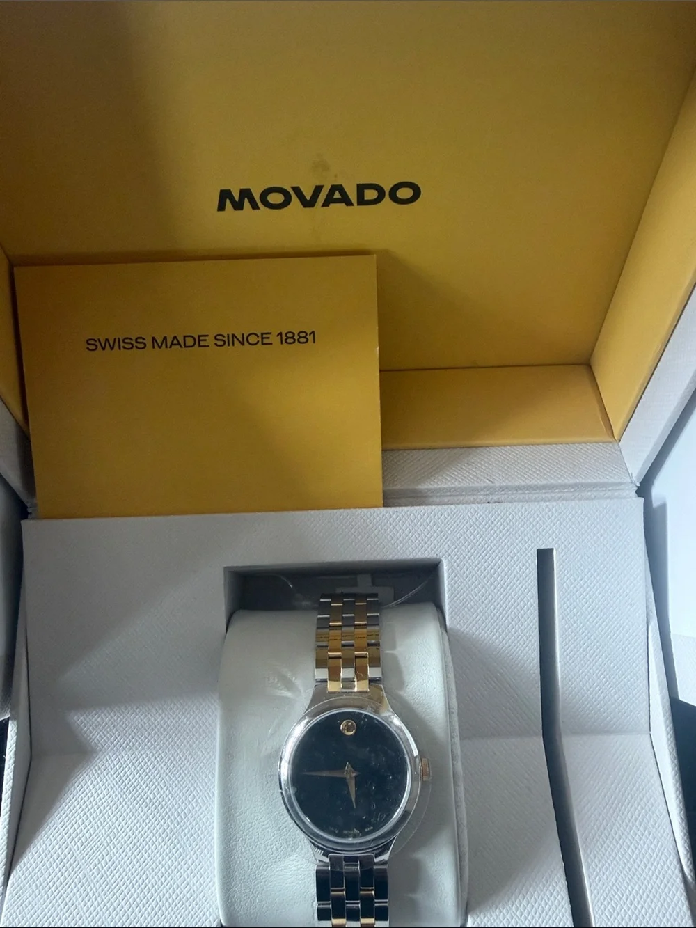 Movado White Embossed Gift Box Set